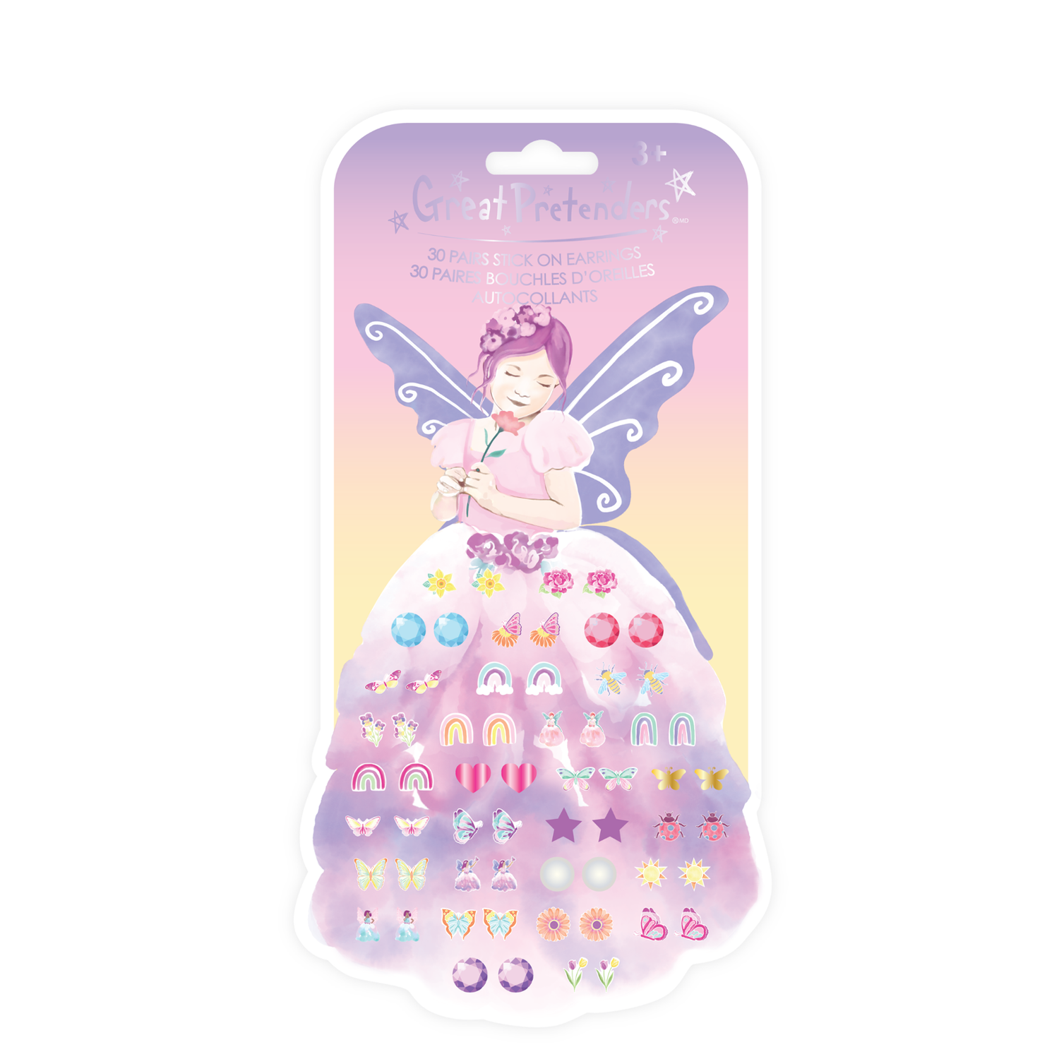 CE Stick-On Earrings - Butterfly Fairy Triana