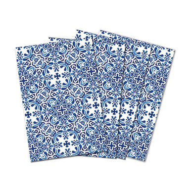 Indigo Seas Cotton Table Napkins - Set of 4