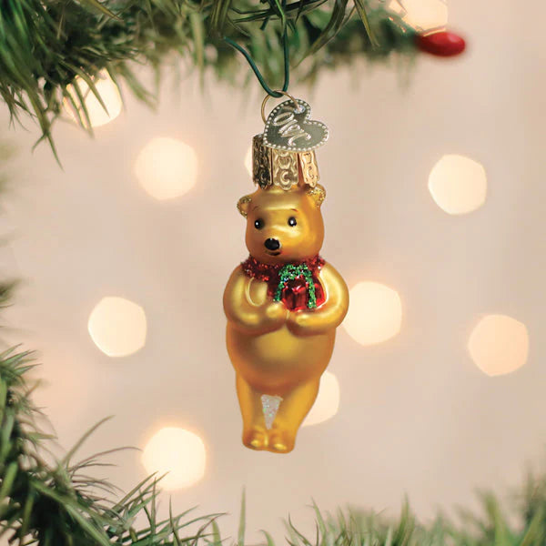 Old World Christmas Mini Gumdrops Winnie the Pooh With Gift Ornament
