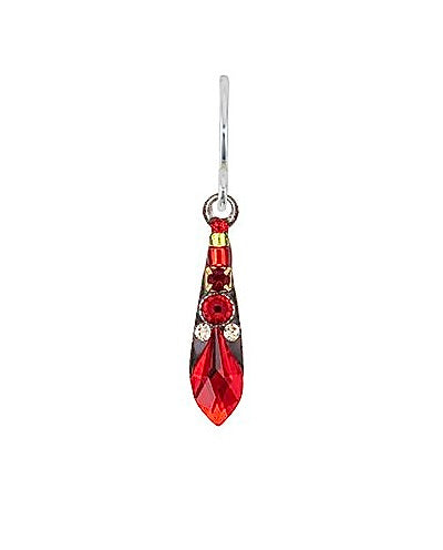 Firefly Gazelle Drop Earrings - Red    