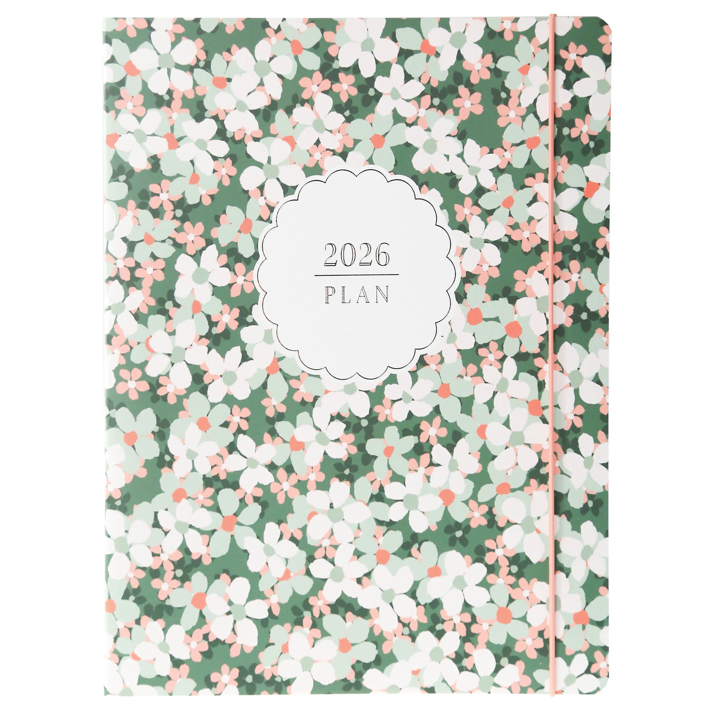 Floral 2026 18-Month 8x10 Monthly Planner