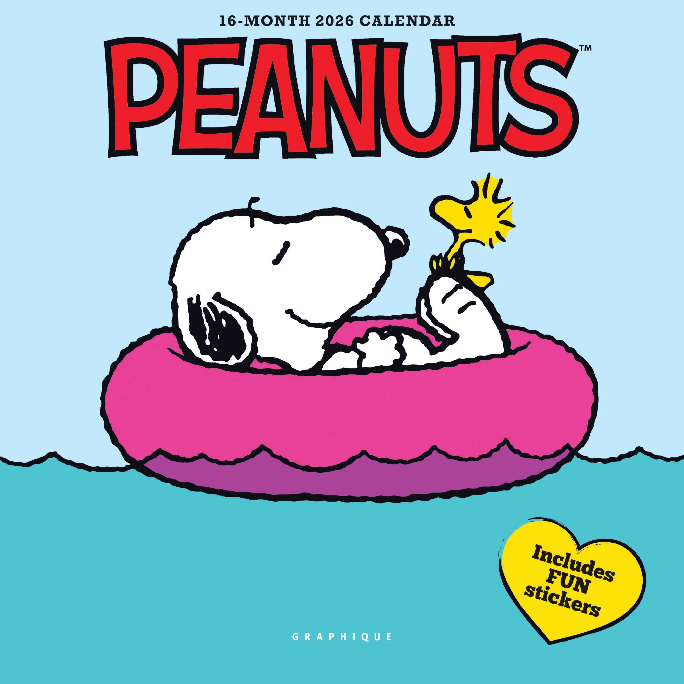 Peanuts 2026 Mini Wall Calendar