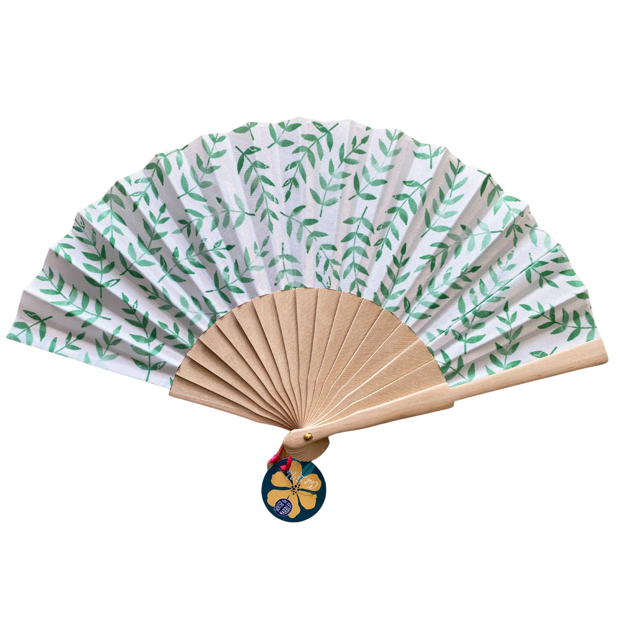 Wooden Folding Fan (Single) - Random Design