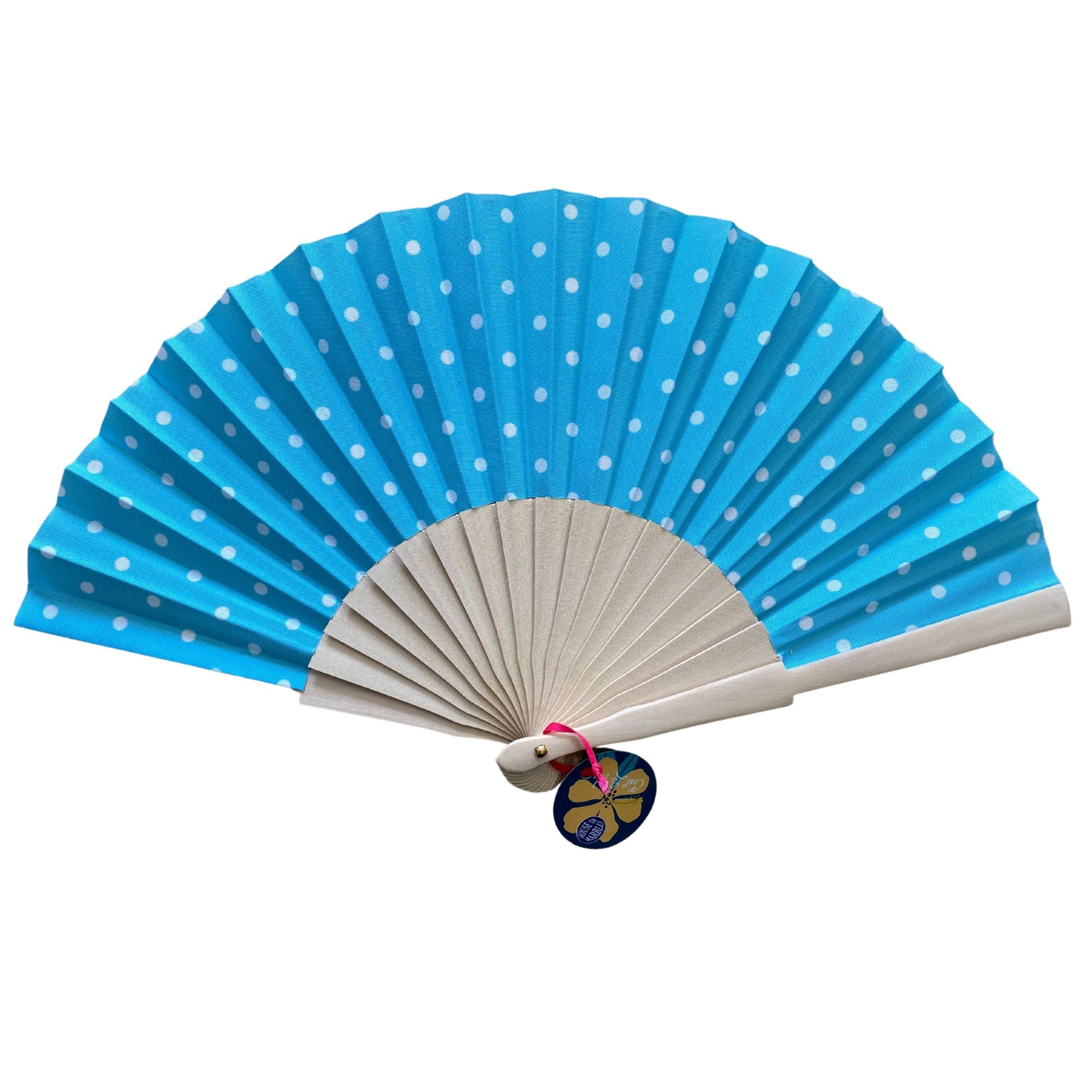 Wooden Folding Fan (Single) - Random Design
