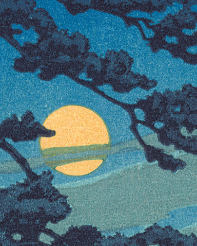 POM Kawase Hasui: Full Moon at Magome Bookmark