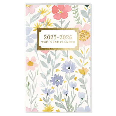 Happy Floral 2025-2026 2-Year Planner    