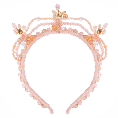 CE Blushing Crystals Beaded Tiara