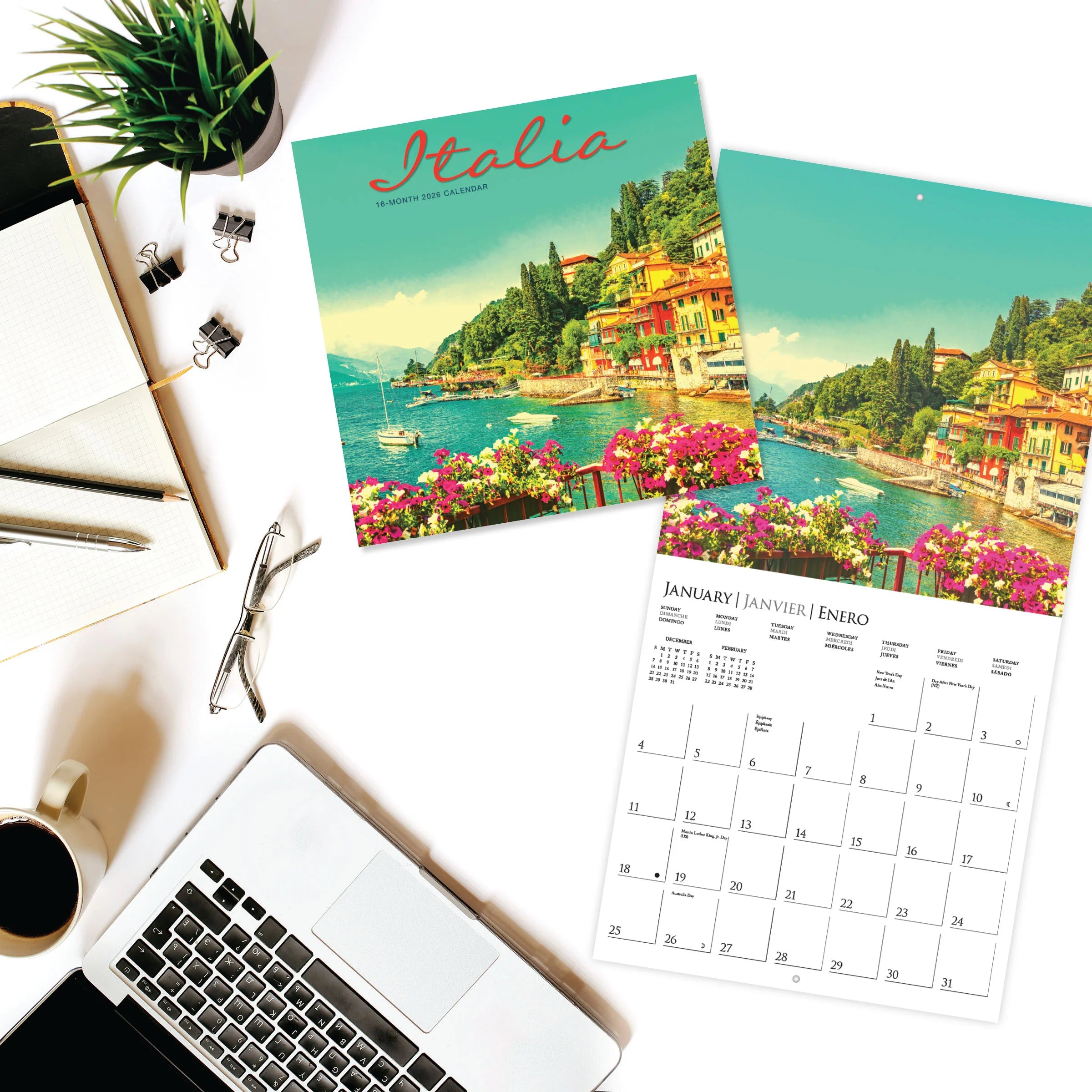 Italia 2026 Mini Wall Calendar