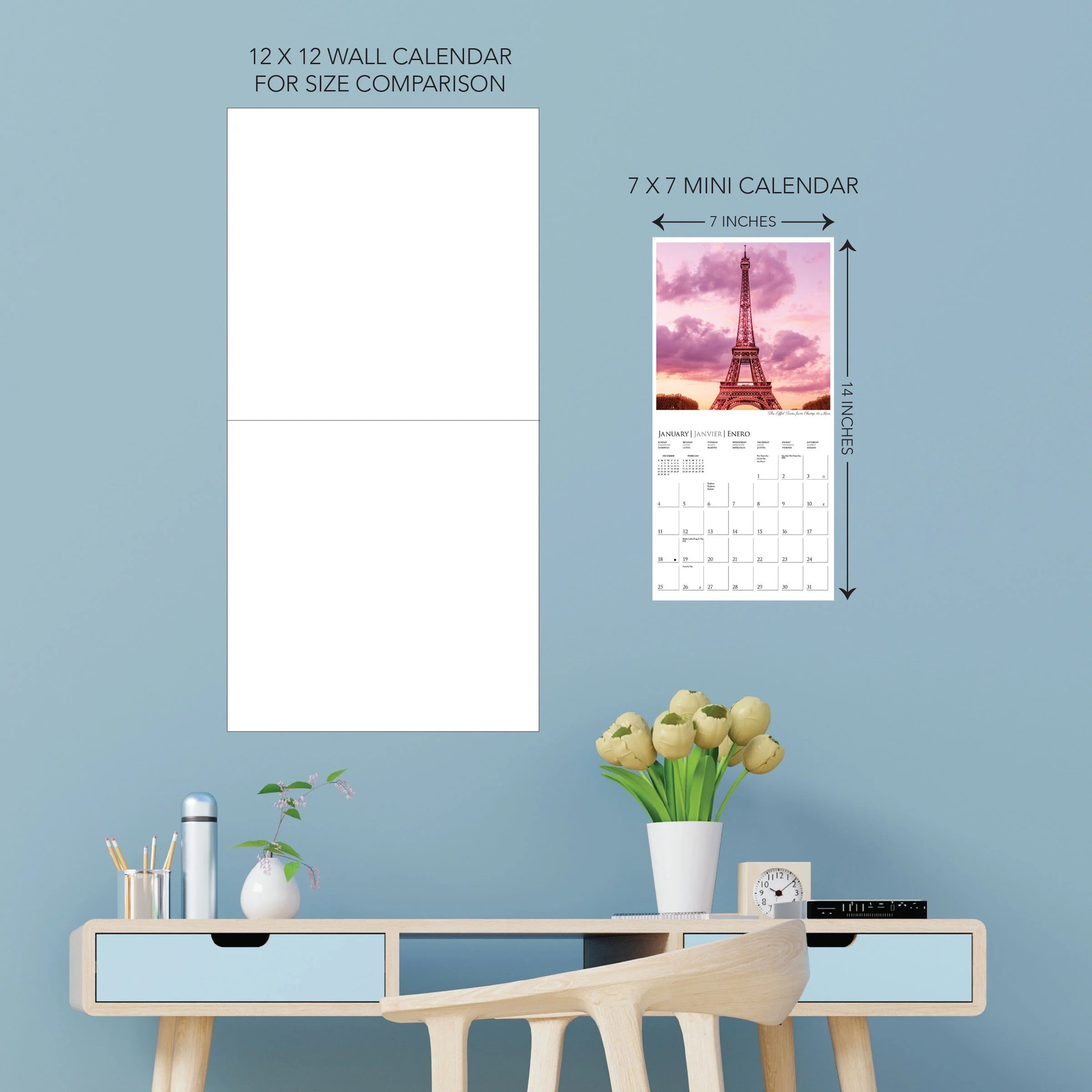 A Parisian Life 2026 Mini Wall Calendar