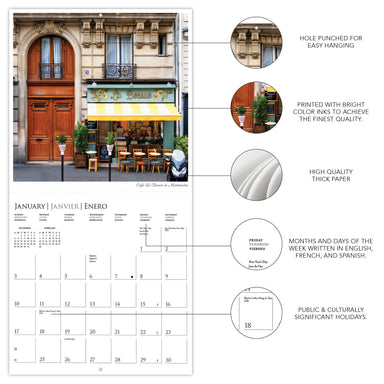 A Parisian Life 2027 Wall Calendar