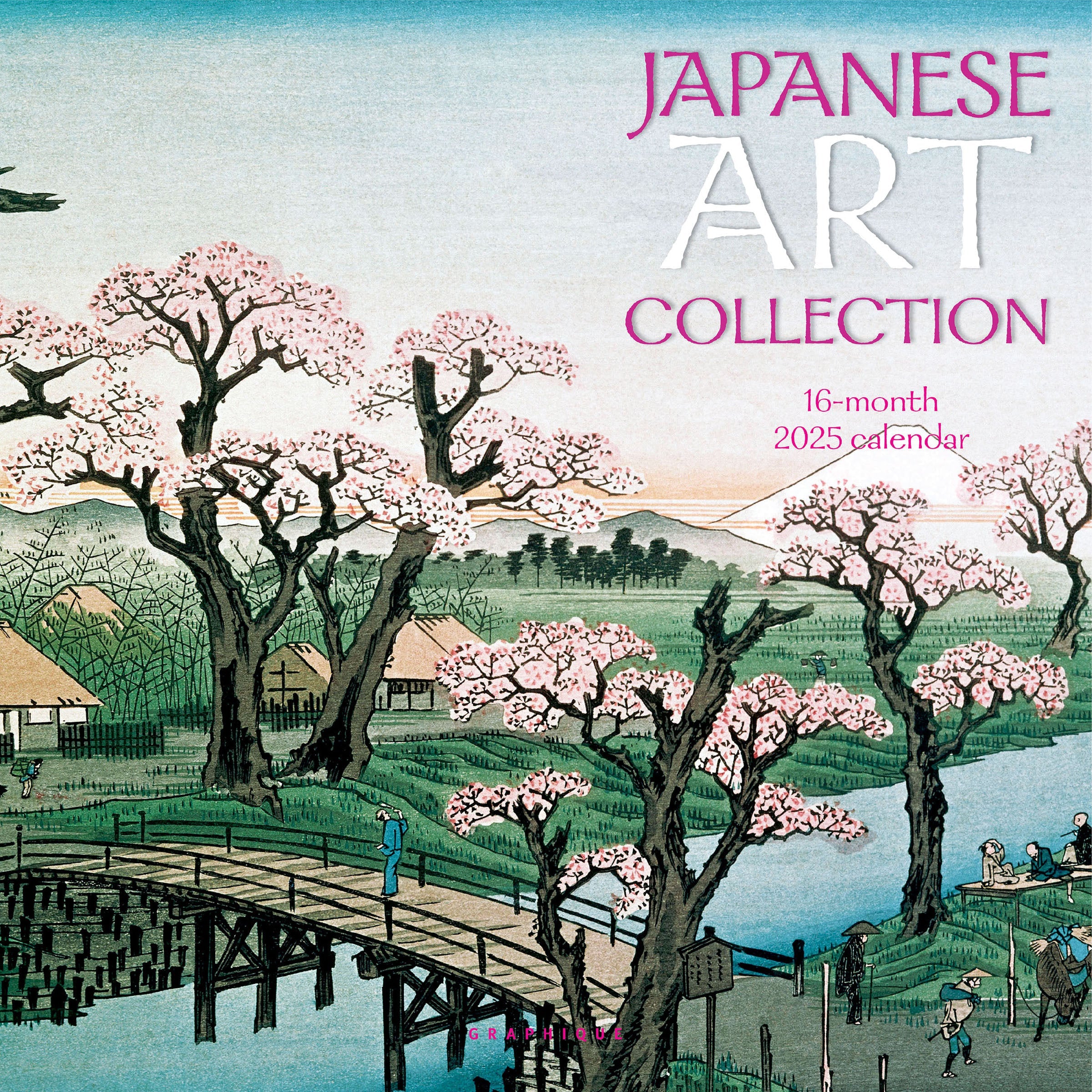 Japanese Art Collection 2025 Wall Calendar    