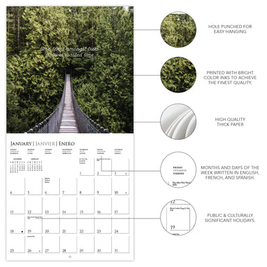 In To The Woods 2026 Wall Calendar