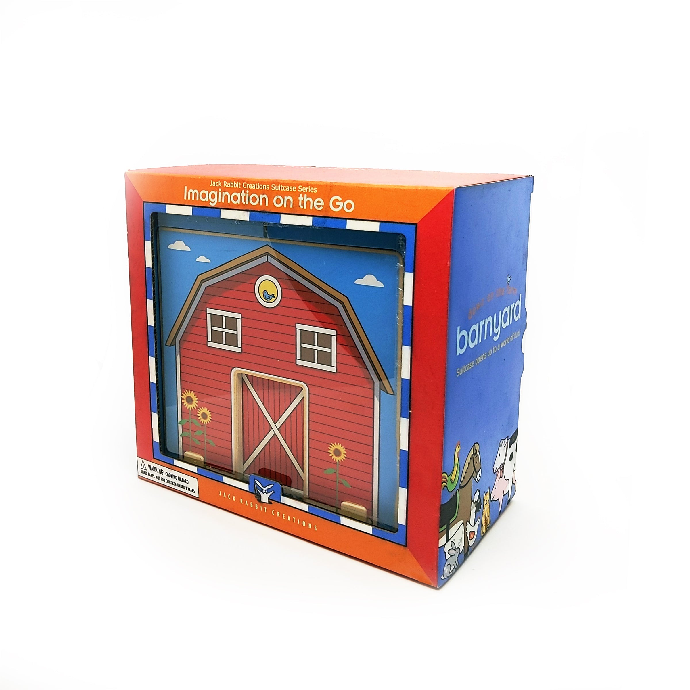 Jack Rabbit Barnyard Suitcase Play Set