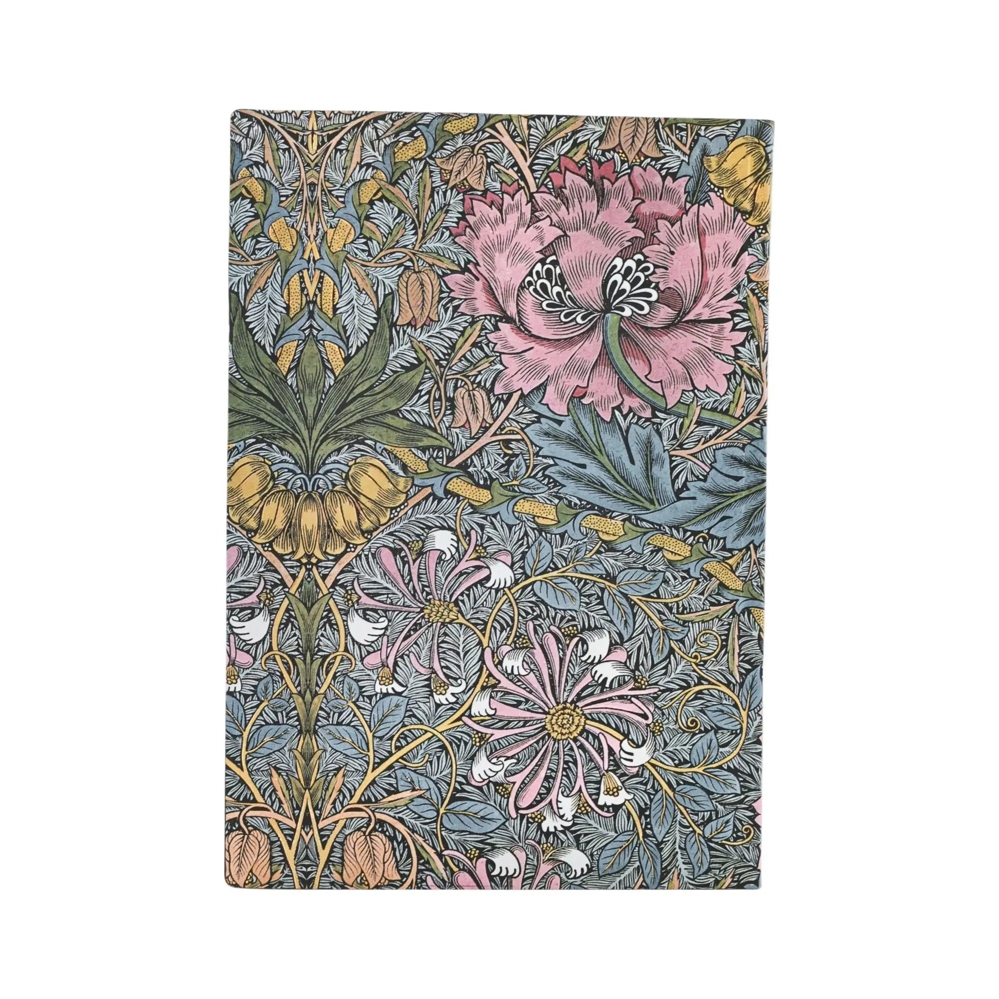 William Morris Pink Honeysuckle Flexi Midi 2026 18-Month Engagement Calendar