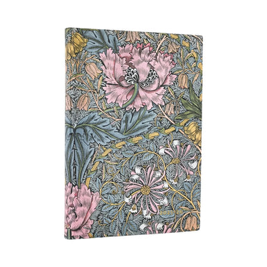 William Morris Pink Honeysuckle Flexi Midi 2026 18-Month Engagement Calendar