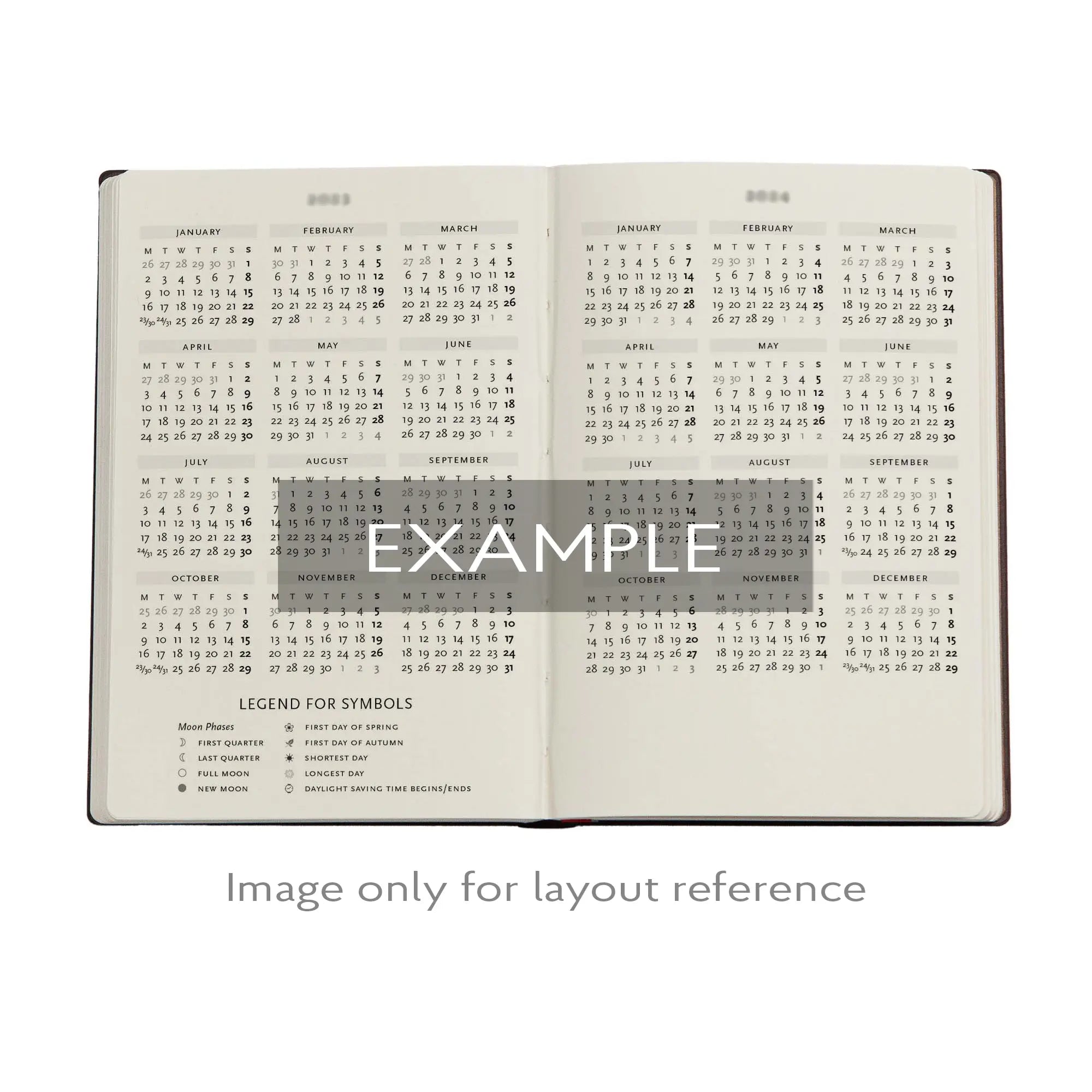 Azure Equinox Flexi Maxi 2026 18-Month Engagement Calendar