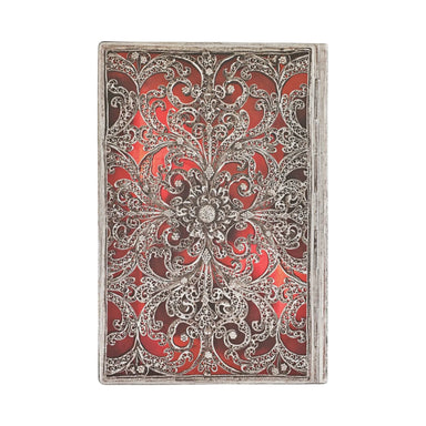 Garnet Silver Filigree 2026 Mini Planner