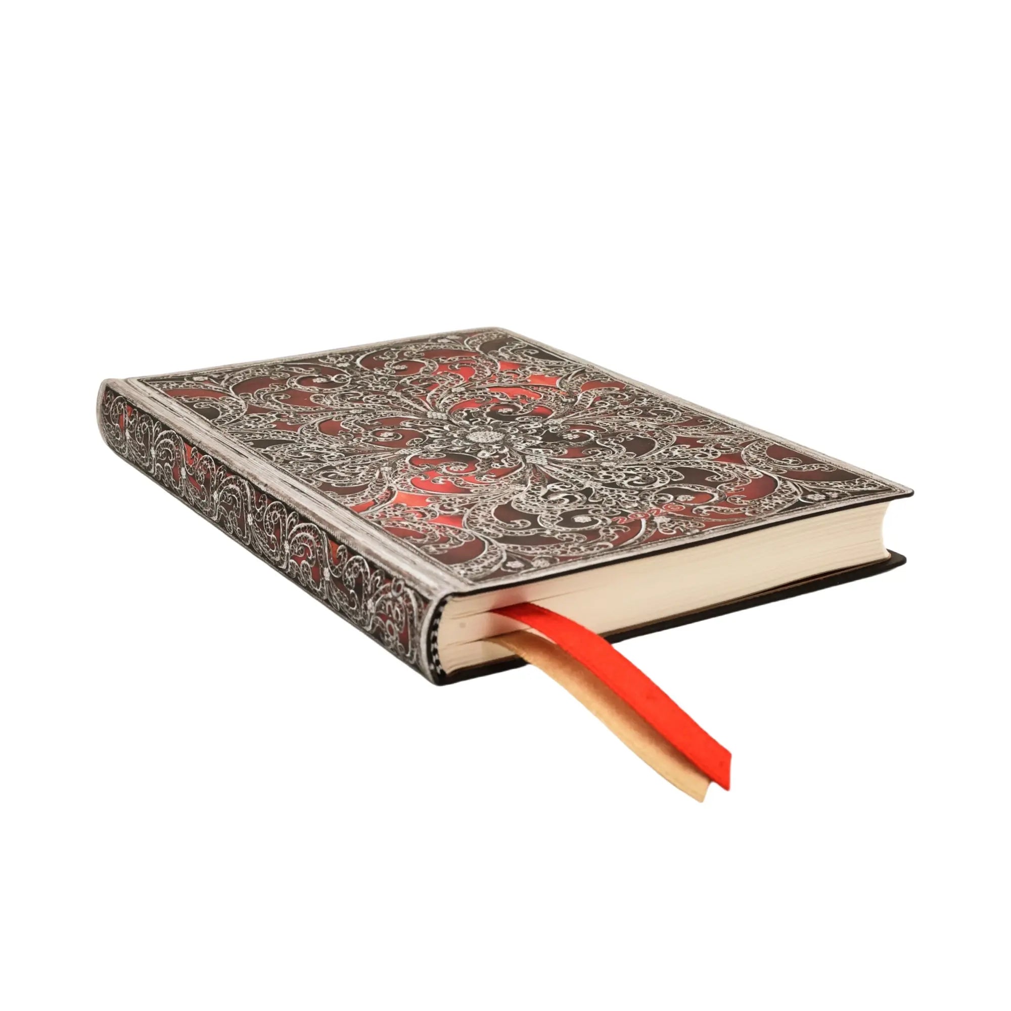 Garnet Silver Filigree 2026 Mini Planner