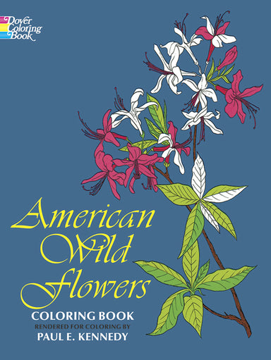 DVR American Wild Flowers Coloring Book