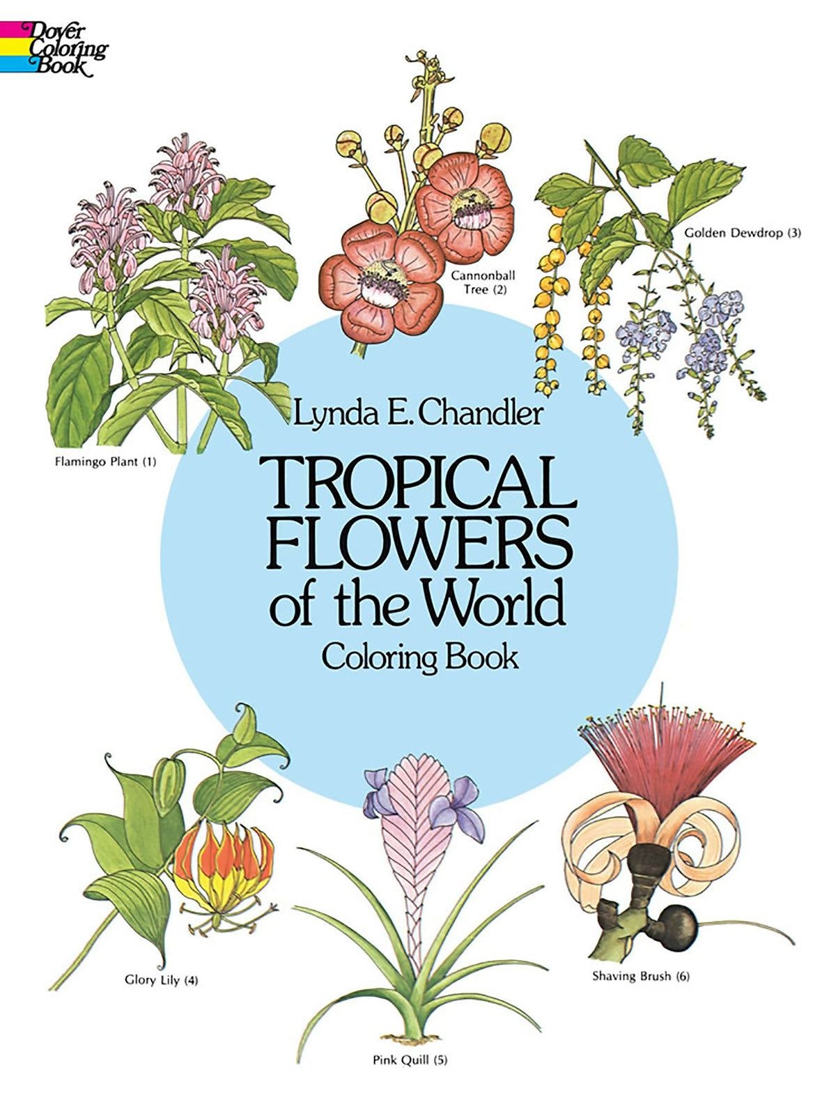 Tropical Flowers of the World Coloring Book — Bird in Hand