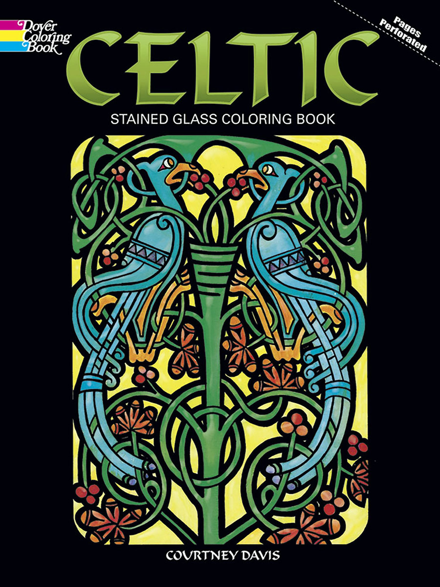 DVR Celtic Stained Glass Coloring Book