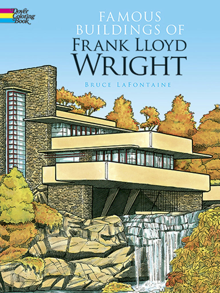 Famous Buildings of Frank Lloyd Wright Coloring Book — Bird in Hand
