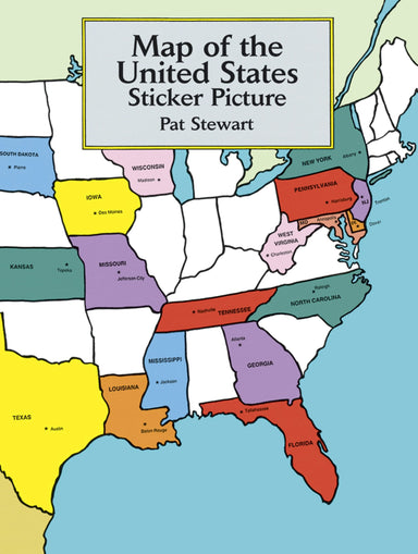 DVR Map of the United States Sticker Picture
