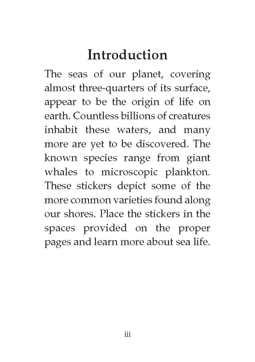 DVR Learning About Sea Animals