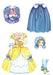 DVR Betsy the Colonial Girl Sticker Paper Doll