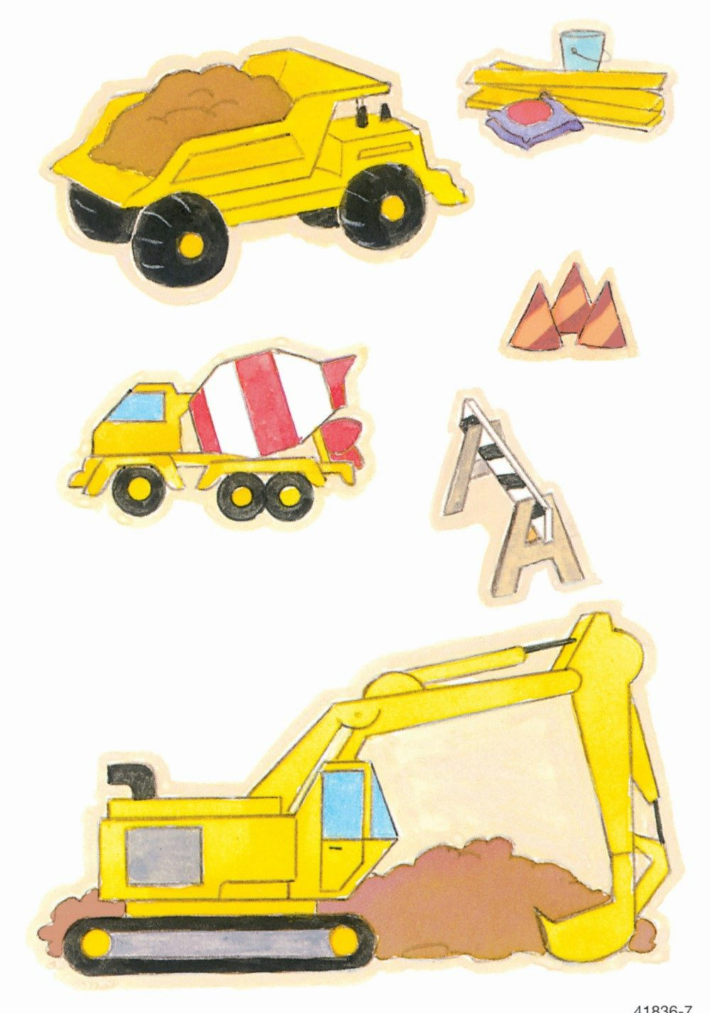 DVR Little Construction Site Sticker Activity Book