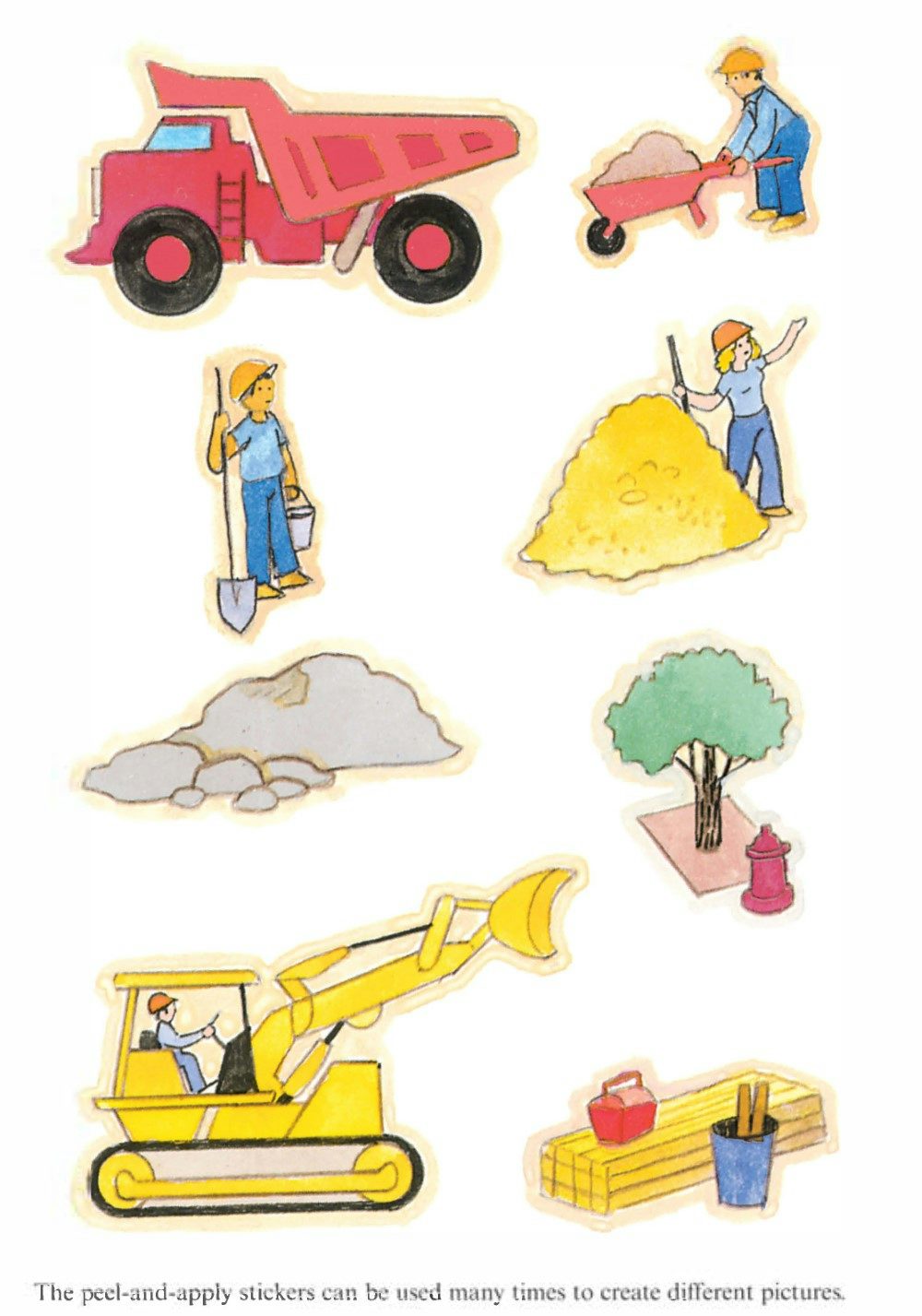 DVR Little Construction Site Sticker Activity Book