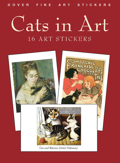 DVR Dover Fine Art Stickers: Cats in Art