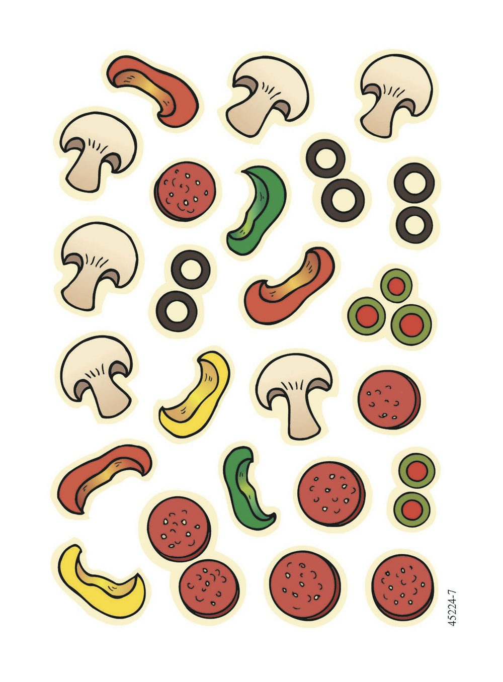 DVR Make Your Own Pizza Sticker Activity Book