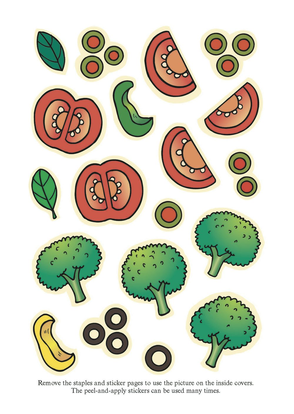 DVR Make Your Own Pizza Sticker Activity Book