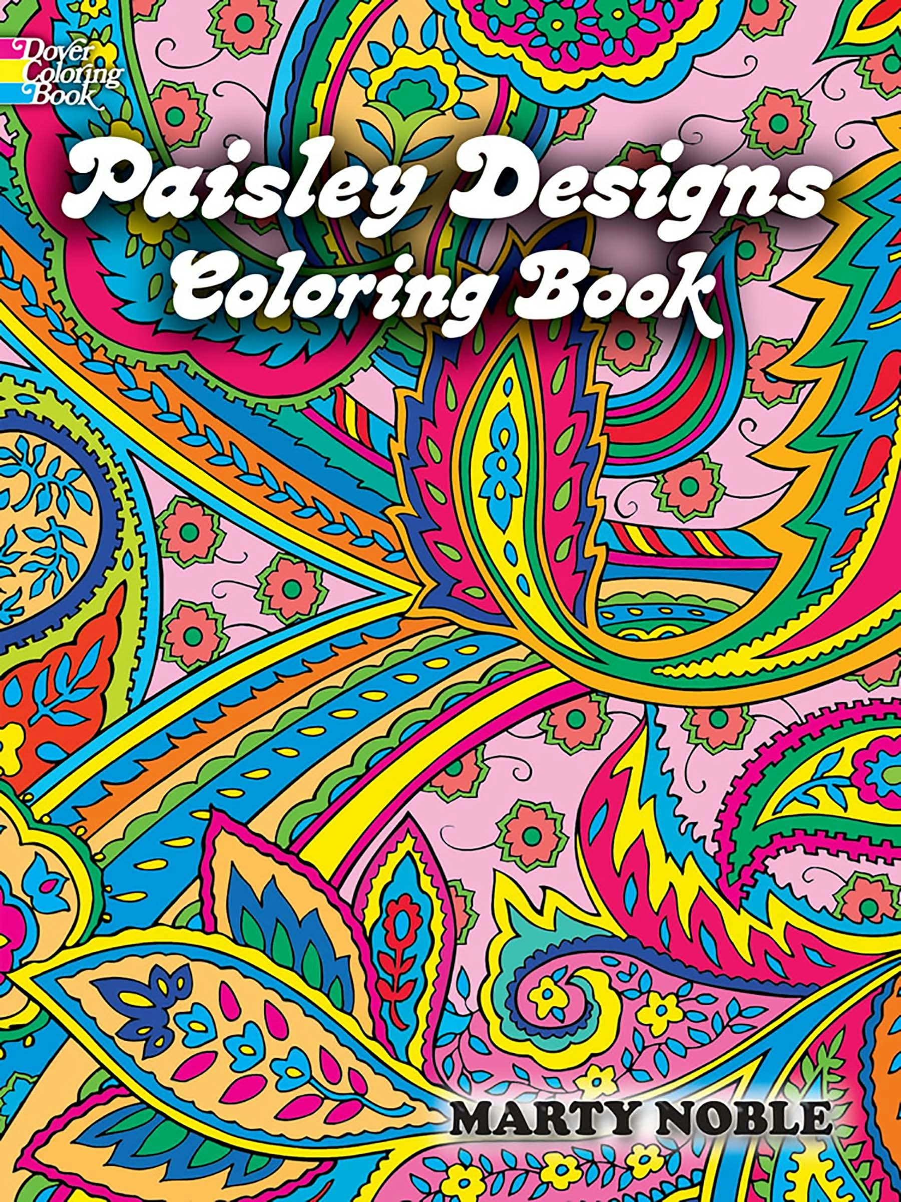 DVR Paisley Designs Coloring Book