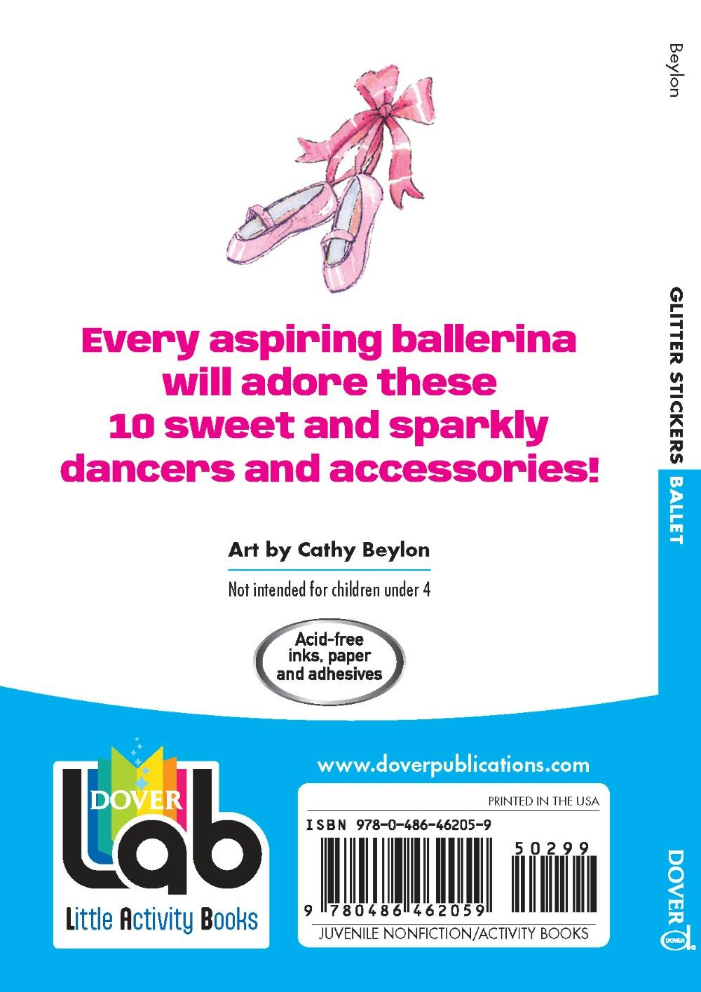 DVR Glitter Stickers: Ballet
