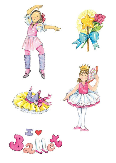 DVR Glitter Stickers: Ballet