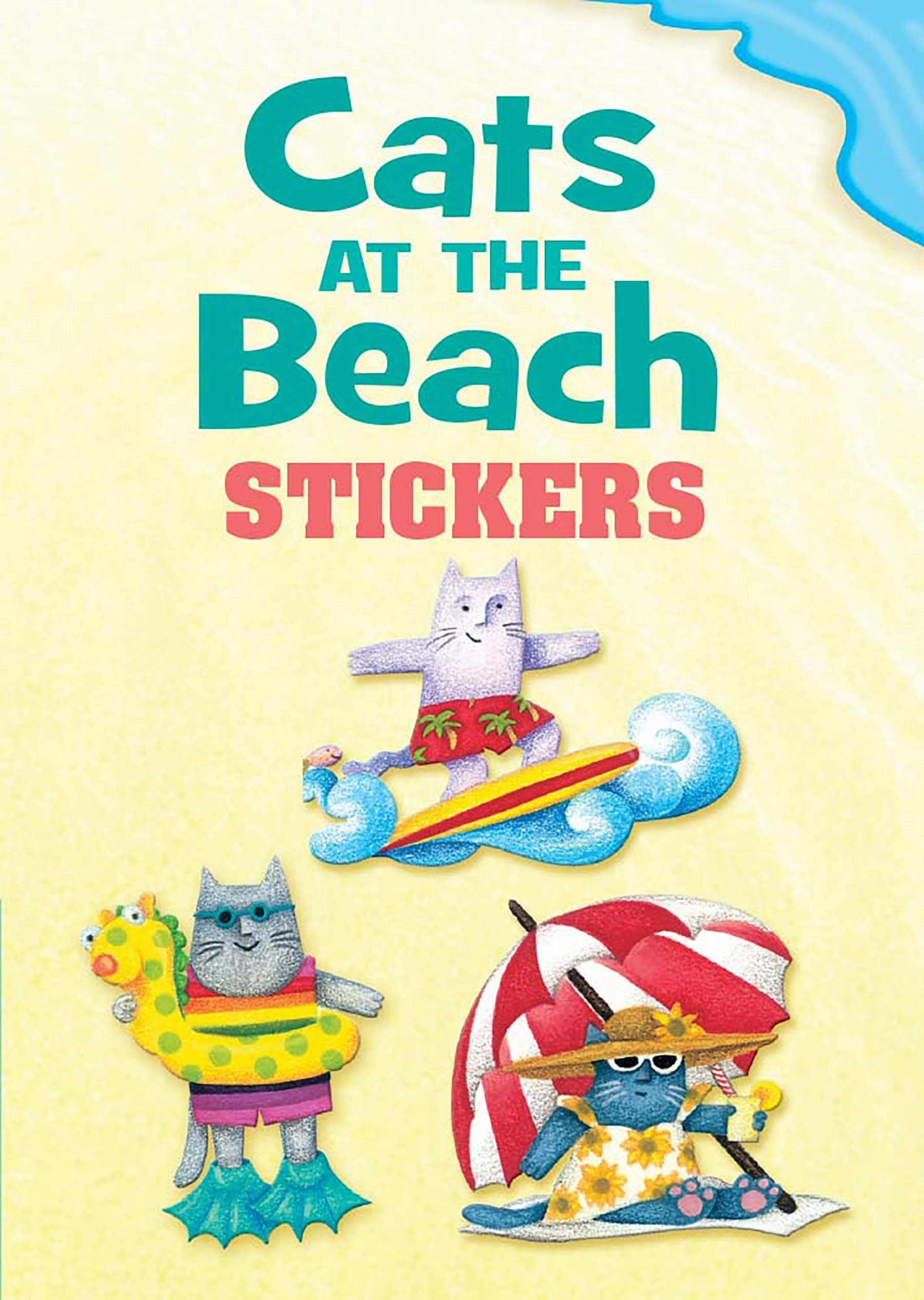 DVR Cats at the Beach Stickers