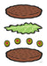 DVR Build Your Own Burger Sticker Activity Book