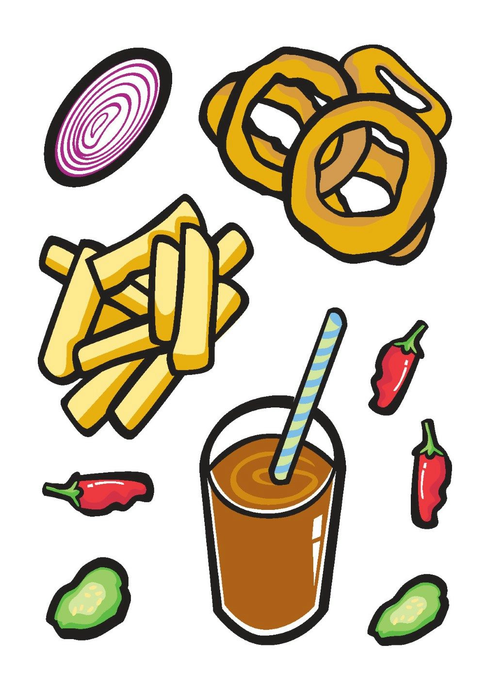 DVR Build Your Own Burger Sticker Activity Book