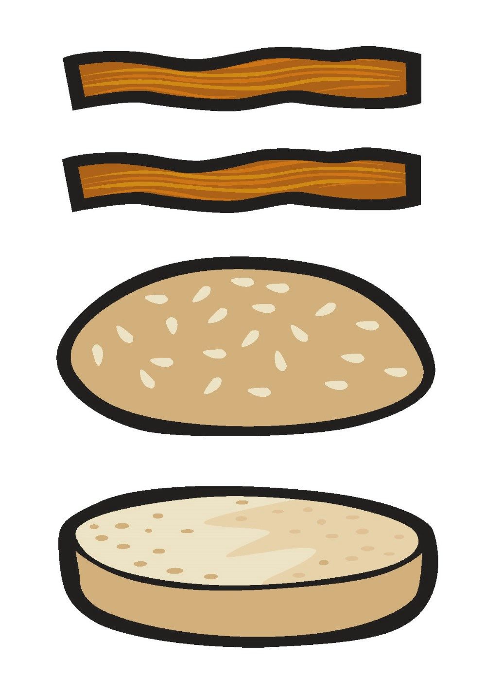 DVR Build Your Own Burger Sticker Activity Book