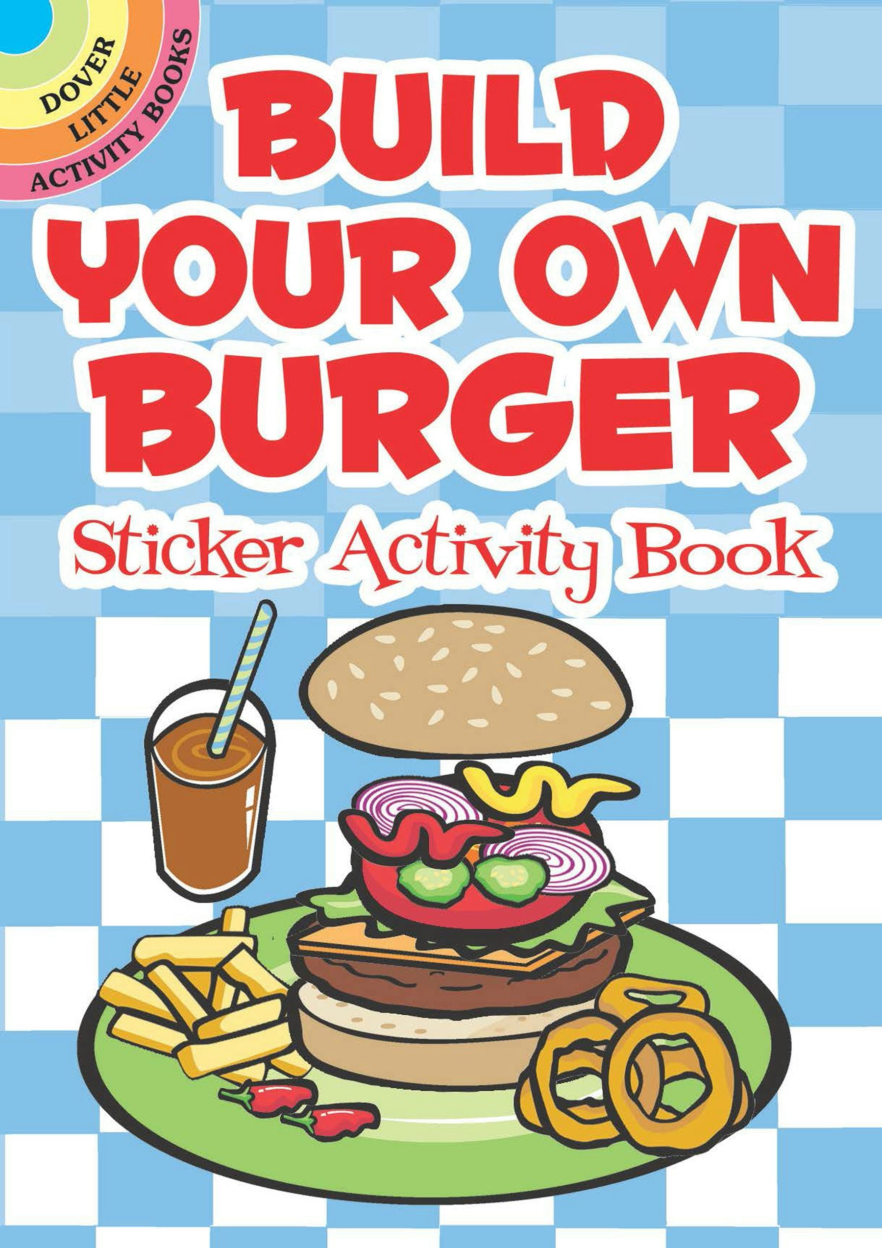 DVR Build Your Own Burger Sticker Activity Book
