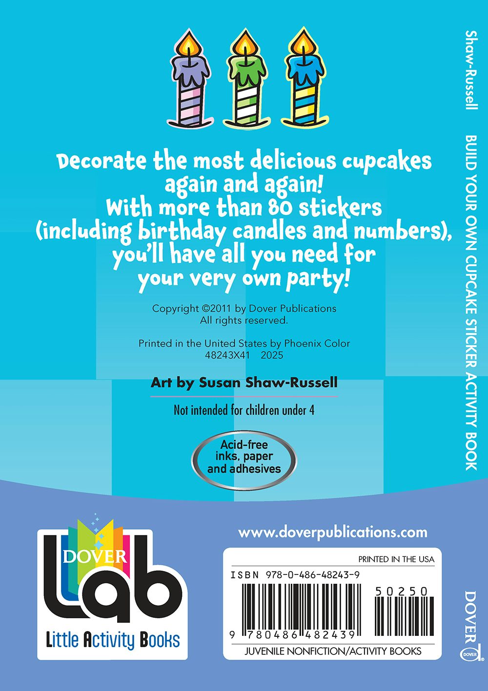 DVR Build Your Own Cupcake Sticker Activity Book