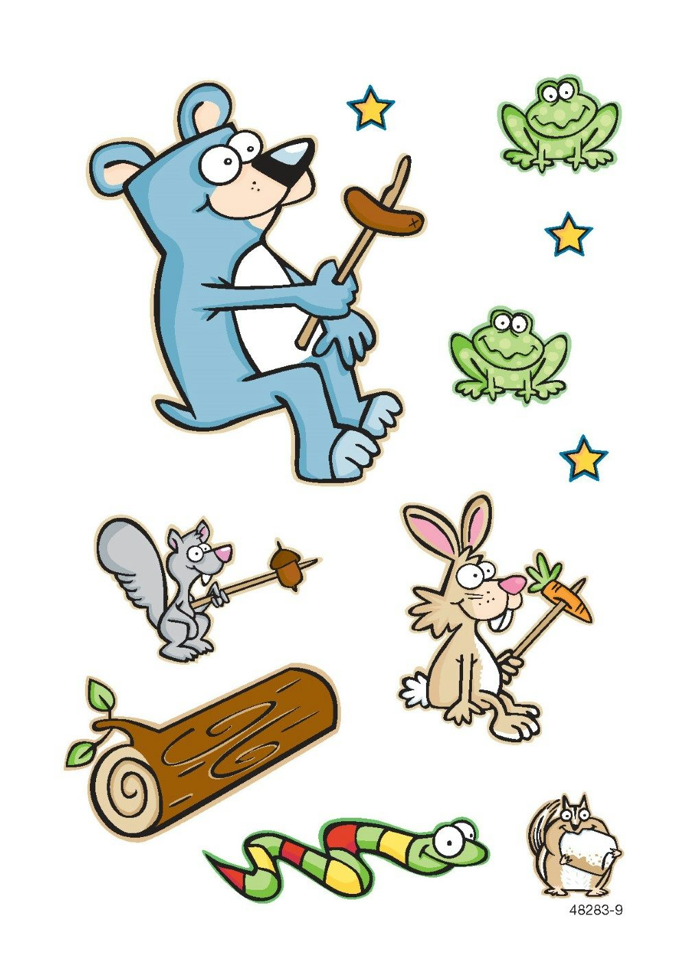 DVR Crazy Camping Critters Sticker Activity Book