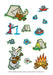 DVR Crazy Camping Critters Sticker Activity Book