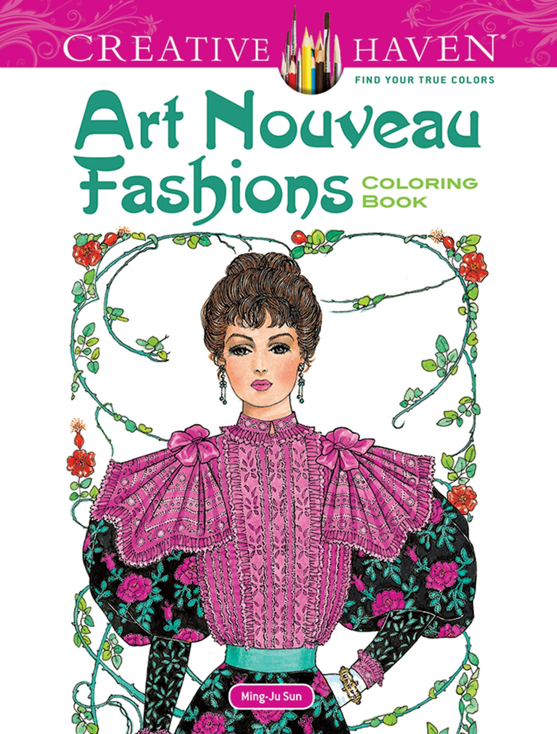 Creative Haven® Coloring Book: Art Nouveau Fashions