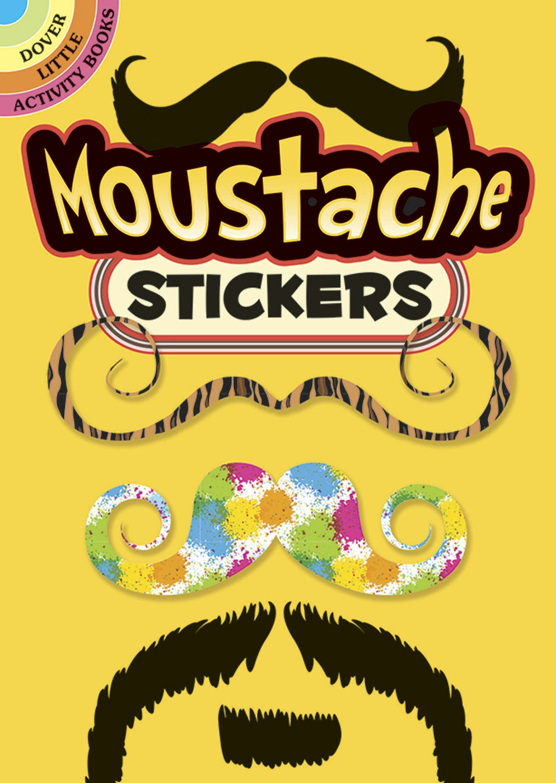 DVR Moustache Stickers Book