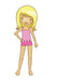 DVR Back to School Sticker Paper Dolls