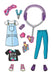 DVR Back to School Sticker Paper Dolls
