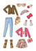 DVR Back to School Sticker Paper Dolls